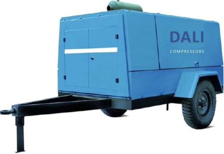 Передвижной дизельный компрессор Dali DLCY-11/15F-C